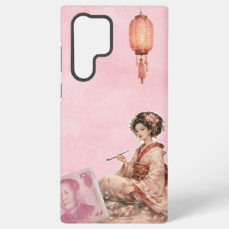 Galaxy S22 Ultra Funda Samsung para Diario Chatarra Rosa
