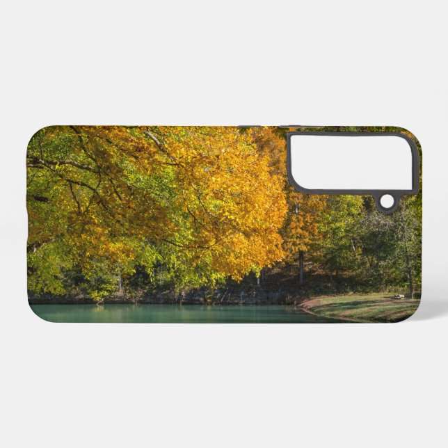 Galaxy Funda Samsung para Maple Umbrella Over Dogwood Cre (Reverso Horizontal)
