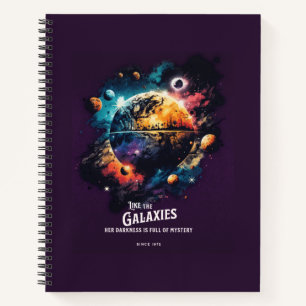 Galaxy Libro de notas moderno