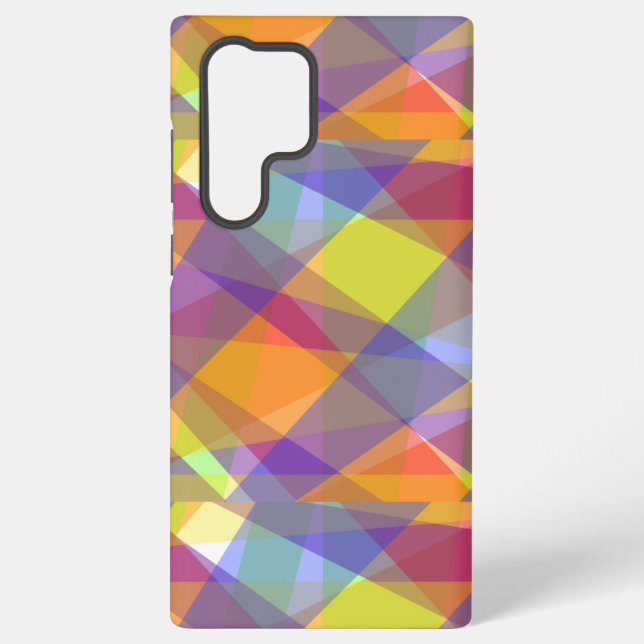 Galaxy Light Geometric - Funda para Samsung (Reverso )
