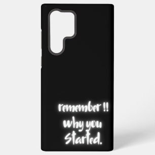 Galaxy S22 Ultra Recuerda Por Qué Empezaste Funda para Samsung Gala