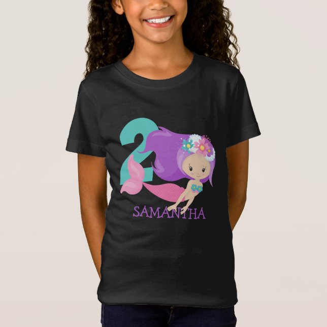 Galene - Camiseta de 2º cumpleaños de mares calmad (Anverso)