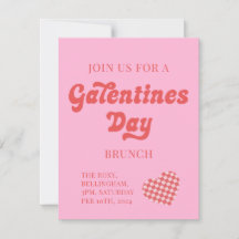 Galentines Day Brunch invita al corazón retro