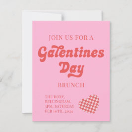 Galentines Day Brunch invita al corazón retro