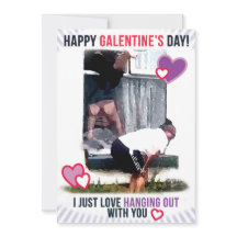 Galentines Tarjeta de video viral en caída de vent