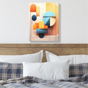 Galería de Arte Abstracto Geométrico 3D Bauhaus Mo