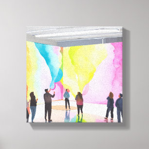 Galería de arte   Acuarela contemporánea moderna