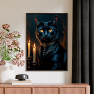 Galería de Arte de Gato Negro Medieval Victoriano