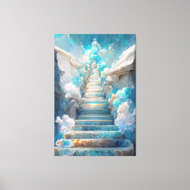 Galería de arte de IA™ - Escalera al cielo: Fe (Anverso)