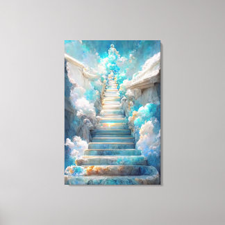 Galería de arte de IA™ - Escalera al cielo: Lienzo