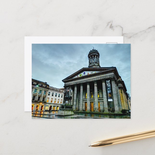 Galería de Arte Moderno, Postal de Glasgow (Anverso/Reverso In Situ)