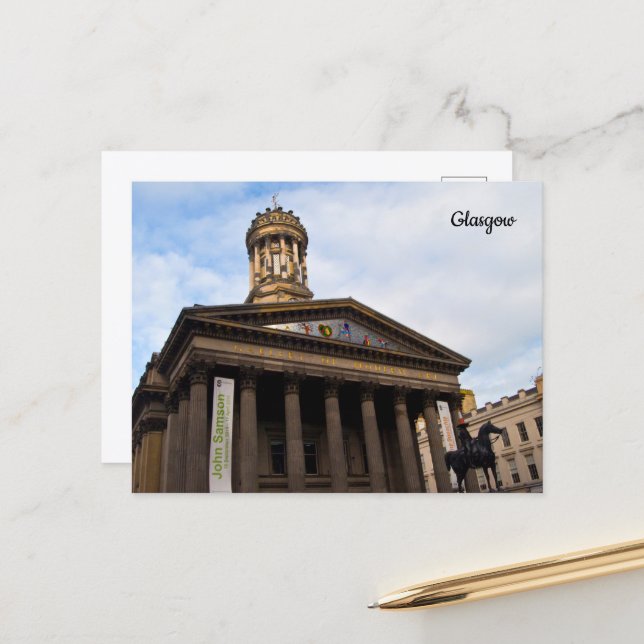 Galería de Arte Moderno, postal de Glasgow (Anverso/Reverso In Situ)