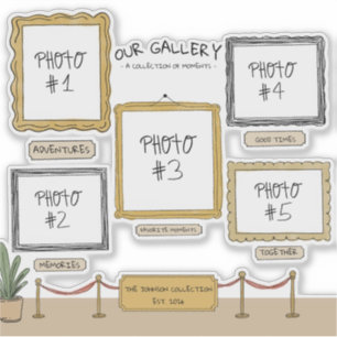 Galería de Arte Personalizada Pegatina de Vinilo c