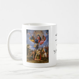 galería de arte religioso de taza de café