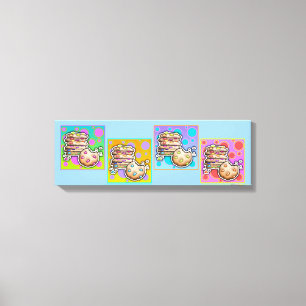 Galería de lienzo envuelto COOKIES Pop Art