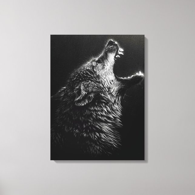 Galería enrollada | Regalos de decoración de lobo (Anverso)