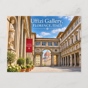 Galería Uffizi Florencia Italia Tarjeta Postal