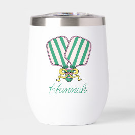 Gales de bolas de pollo verde rosa y amarillo perr