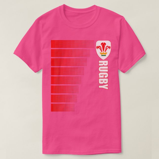 Gales Rugby Jersey Jersey Welsh Rugby 2 lados (Diseño del anverso)