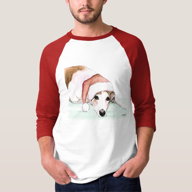 "Galgo en camisa del arte del perro del gorra de (Anverso)