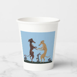 Galgos Bailarines Vasos de Papel