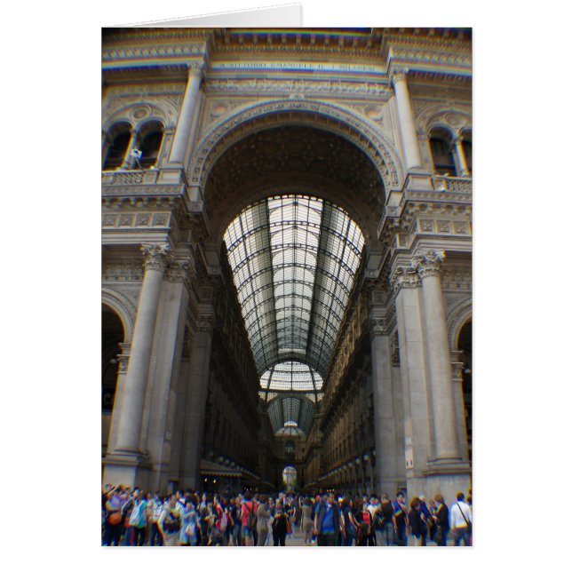 Galleria Vittorio Emanuele II - Milán, Italia (Frente)