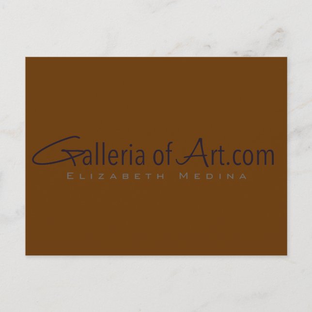 GalleriaofArt.com ~ Tarjeta Postal / Invitaciones (Anverso)