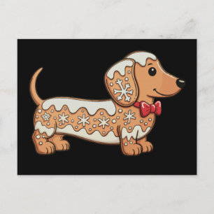 Galleta de jengibre de Navidad Dachshund Perro Wie