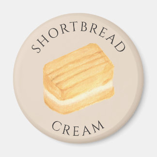 Galleta de Manteca Crema Imán Dibujado a Mano