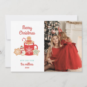 Galleta y cacao Feliz Navidad