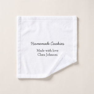 Galletas caseras añade tu nombre de texto personal