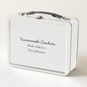 Galletas caseras añade tu nombre de texto personal