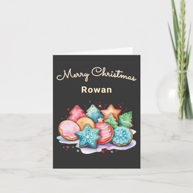 Galletas Coloridas Personalizadas de Navidad (Anverso)