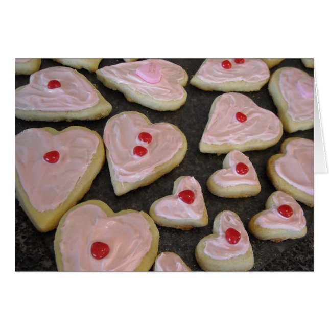 Galletas de Corazón Rosadas (Anverso (Horizontal))