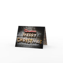Galletas de Feliz Navidad - Tarjeta doblada de Nav