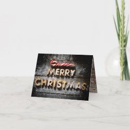 Galletas de Feliz Navidad - Tarjeta Doble de Navid