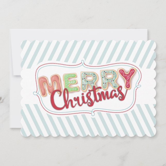 Galletas de Navidad escarchado de la cocina de la  (Anverso)