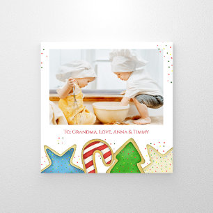 Galletas de Navidad Lindas Foto de Familia Persona