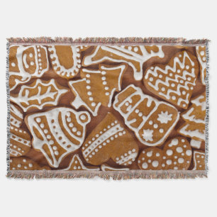 Galletas de pan de jengibre arrojan manta