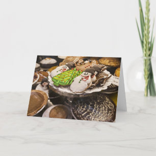 Galletas del navidad en la exhibición en un New