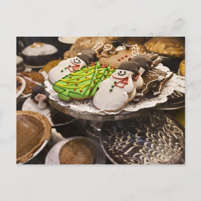 Galletas del navidad en la exhibición en un New (Anverso)