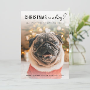Galletas Divertidas de Navidad Perro Mascota foto