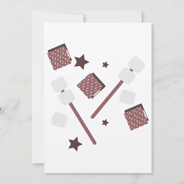 Galletas S'mores Simples Saludo de Campamento (Anverso)