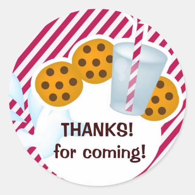 Galletas y pegatinas de leche (Anverso)