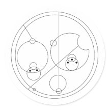 Gallifreyan I Love You Pegatinas