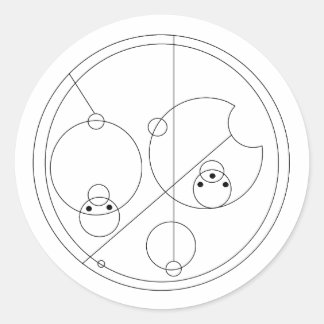 Gallifreyan I Love You Pegatinas
