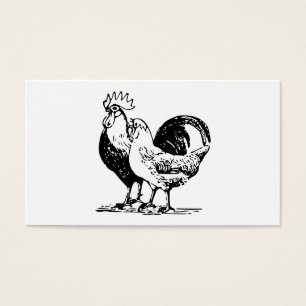 Gallina y gallo