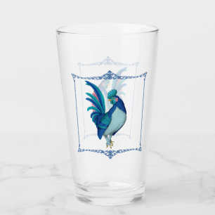 Gallo de granja campestre francés azul turquesa ro