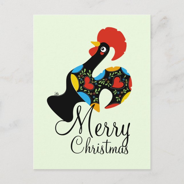 Gallo famoso de Barcelos Nr 09 Felices Navidad (Anverso)