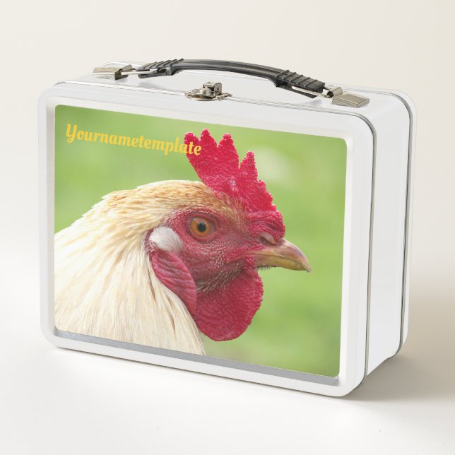 gallo, pollo, animal, ave, diseño, granja, (Anverso)